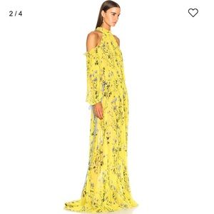 NWT Self Portrait floral cold shoulder dress